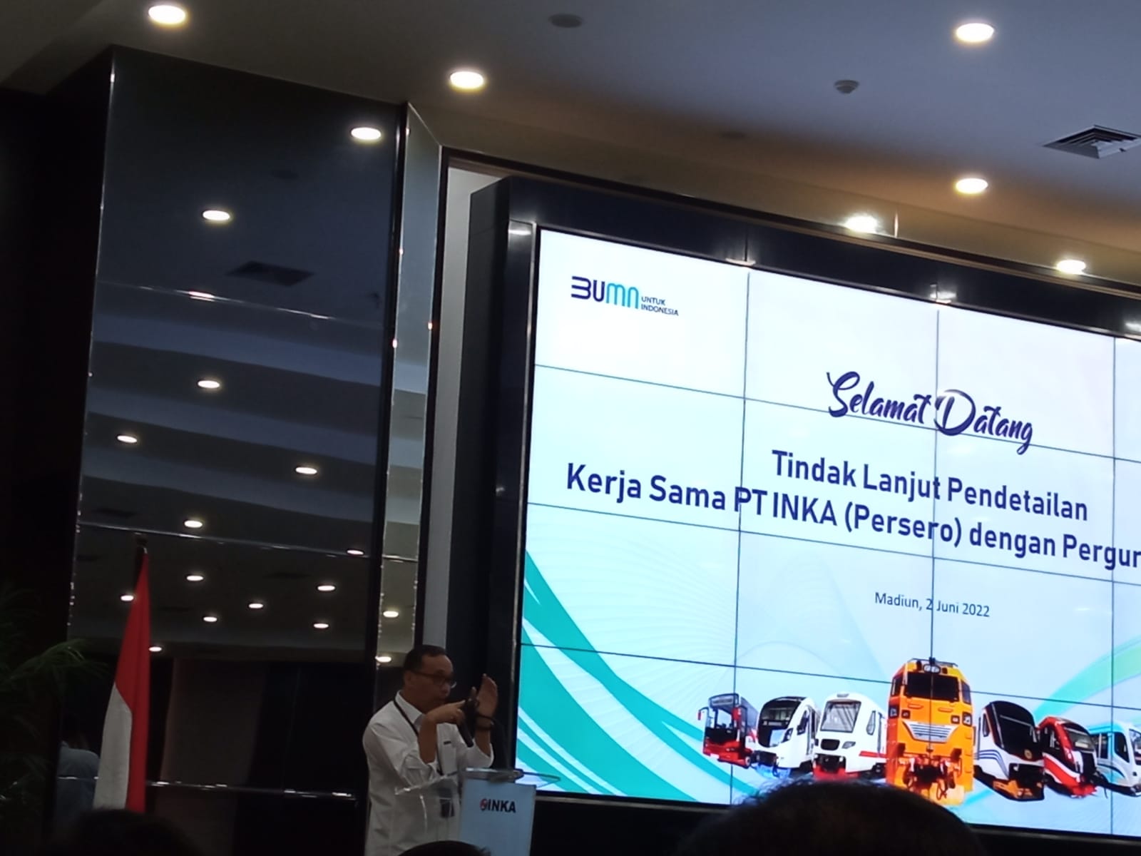 Kerjasama PT INKA dengan Direktorat UM