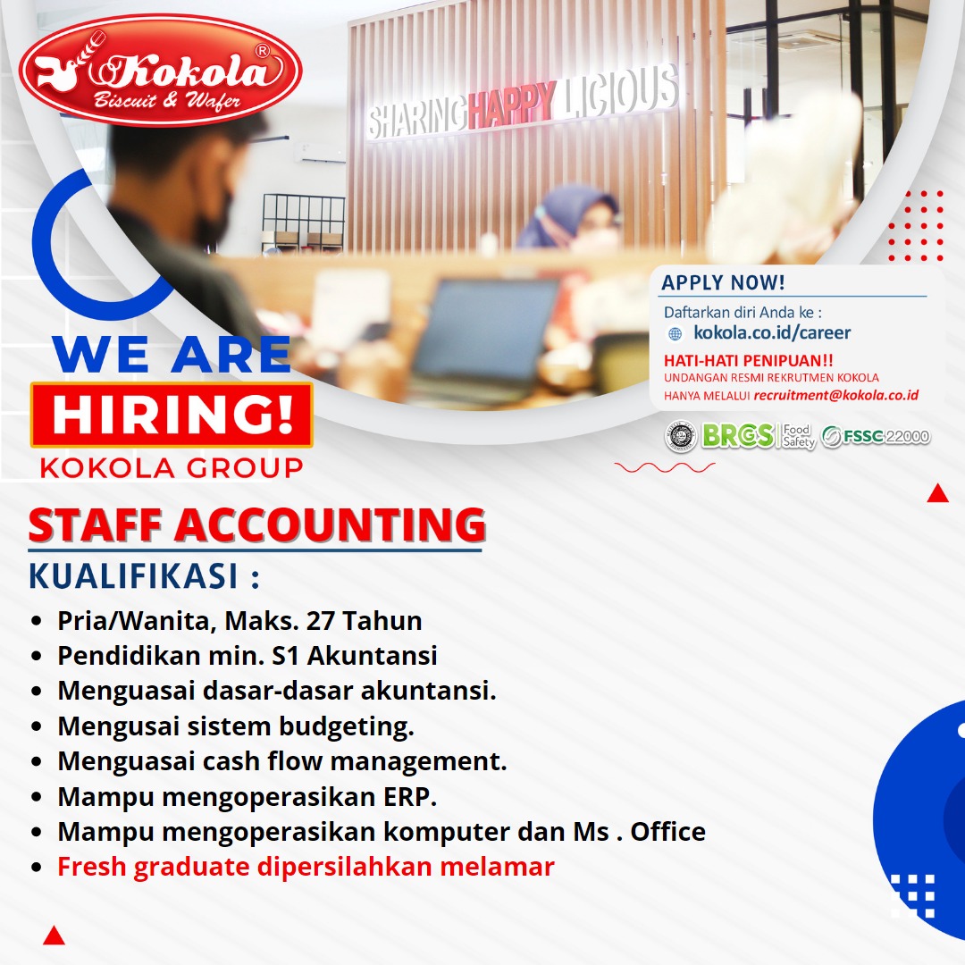Lowongan Pekerjaan Kokola Group