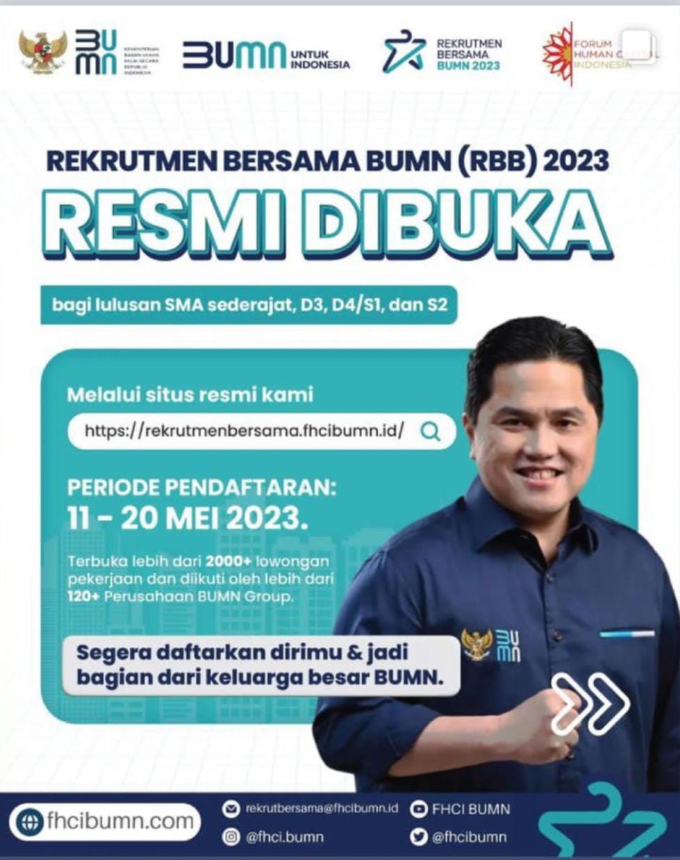 Rekrutmen Bersama BUMN 2023