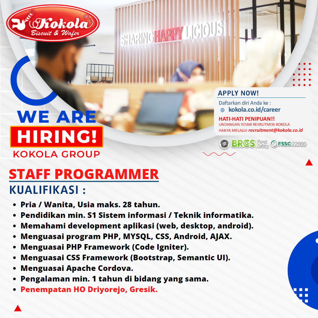 Lowongan Pekerjaan Kokola Group