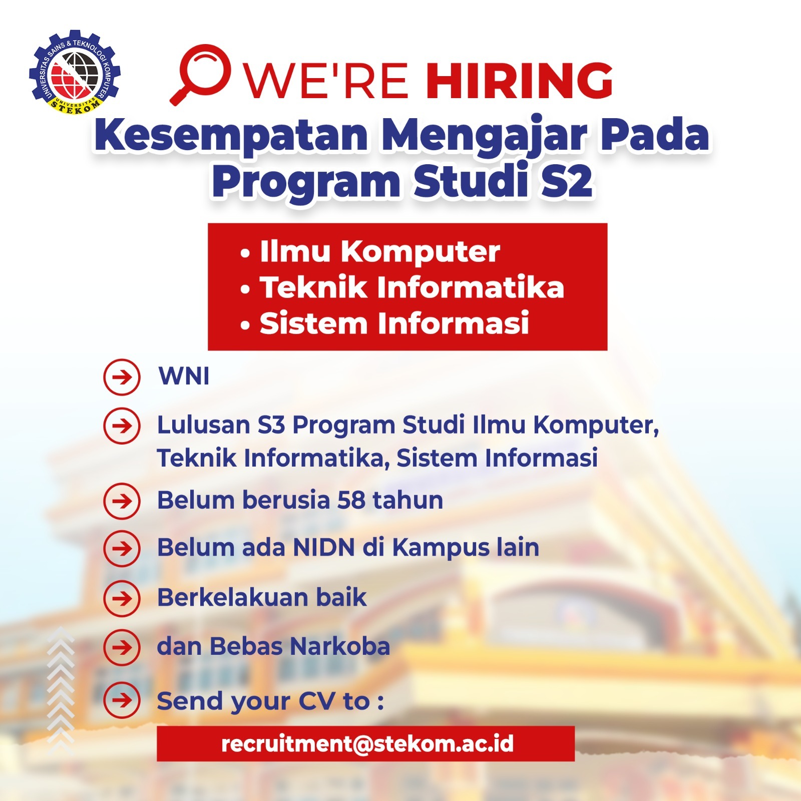 Lowongan Kerja STEKOM