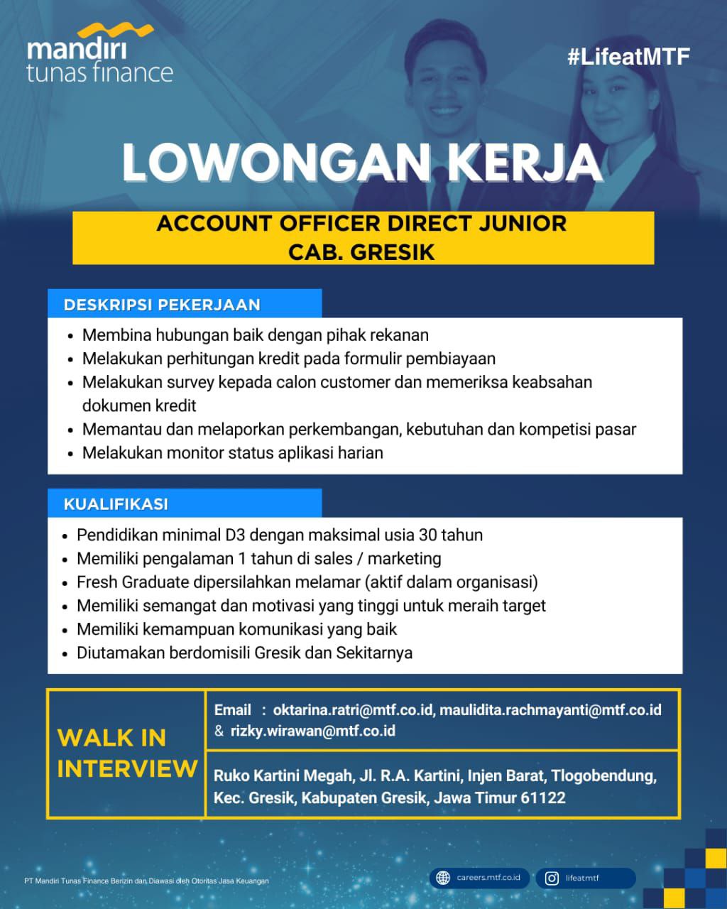 Lowongan Pekerjaan Mandiri Tunas Finance