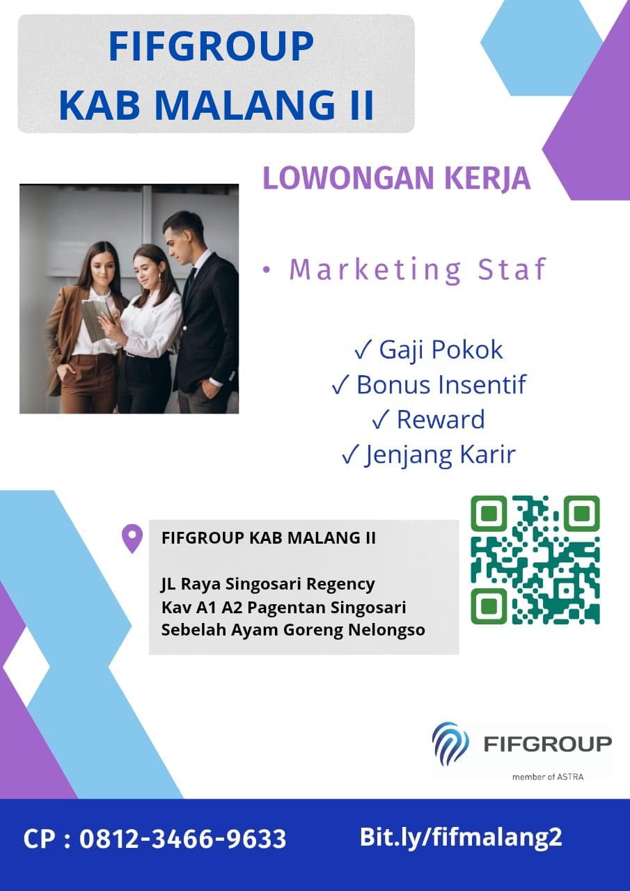 Lowongan Kerja Fifgroup Kab. Malang II
