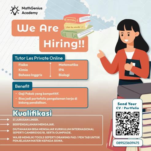 Lowongan Kerja MathGenius Academy
