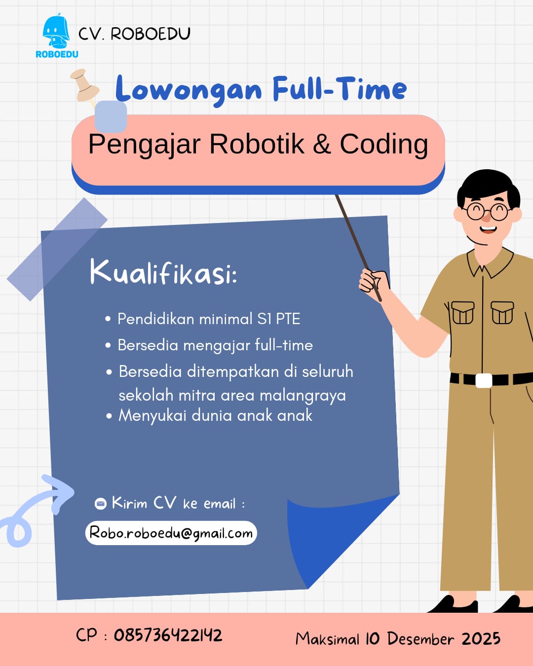 Lowongan Kerja CV. ROBOEDU