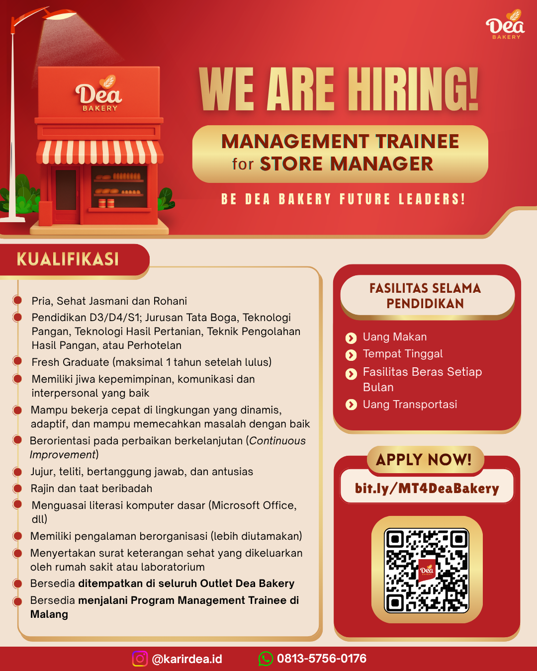 Lowongan Kerja Dea Bakery