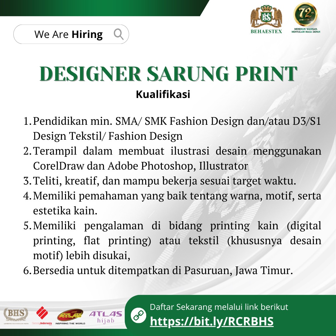 Lowongan Kerja PT. Behaestex