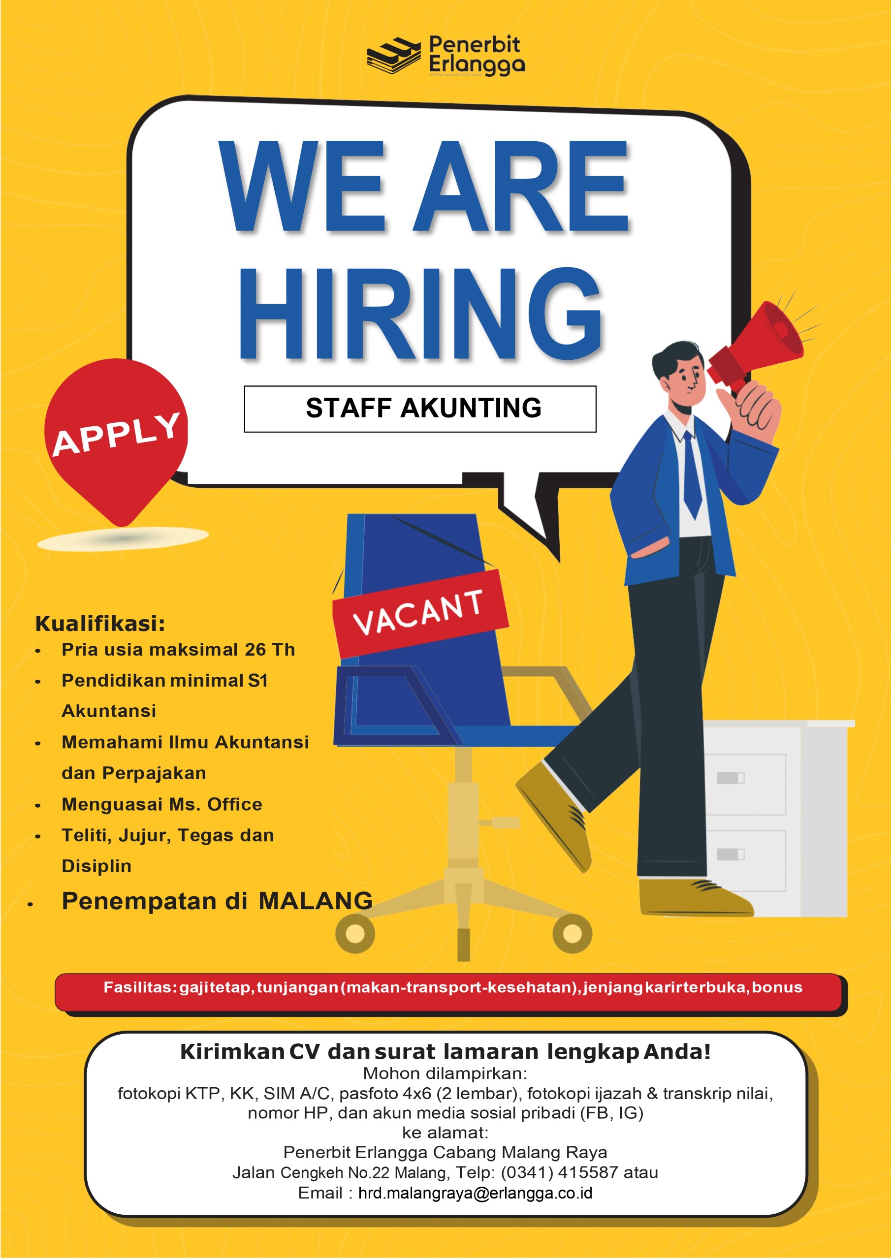 Lowongan Kerja Penerbit Erlangga